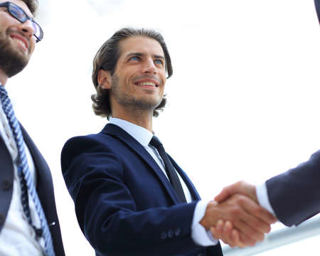 closeup.handshake of business peopleの写真素材