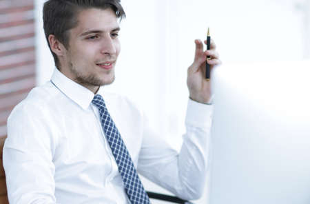 successful young businessman.