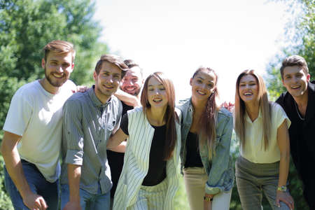 successful team of like-minded peopleの写真素材