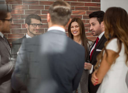 business team is discussing new opportunitiesの写真素材