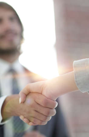 Business partnership meeting concept Silhouette and filter sunの写真素材