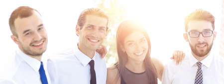 closeup portrait of a professional business team