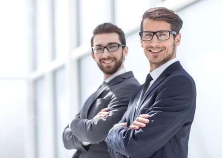 business partners standing together.の写真素材