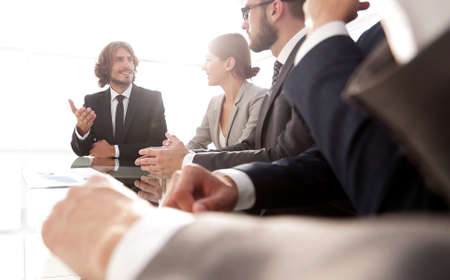 meeting of business people