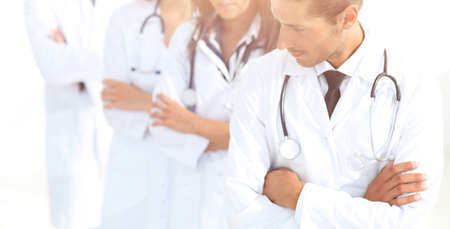 Team of doctors and nurses as colleagues in hospitalの写真素材