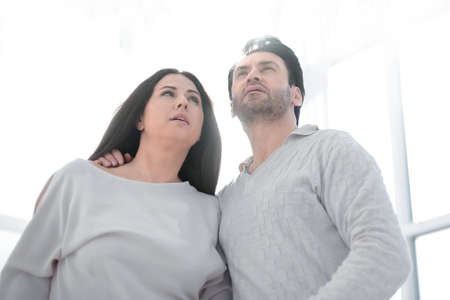 background image of the happy couple