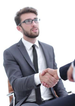 successful meetings of businessmen in the officeの写真素材