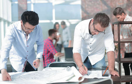 group of designers working in the creative officeの写真素材