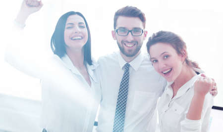 portrait of young successful business peopleの写真素材