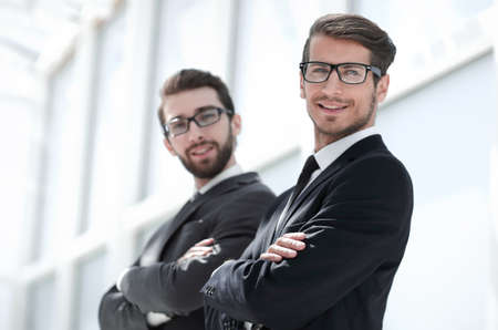 business partners standing together.の写真素材