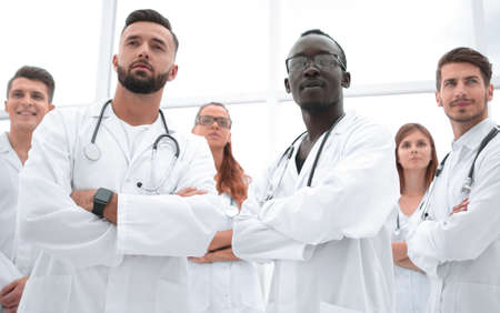 Team of young and smart medical workersの写真素材