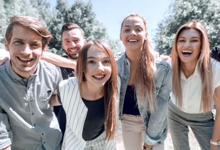 creative business team standing togetherの写真素材