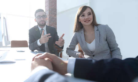 business background. business team at the workshopの写真素材