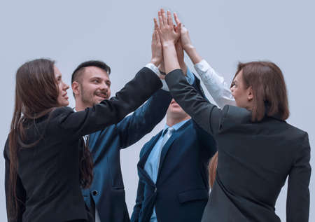 business team shows its success
