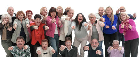 Group of senior people joyfulness concept