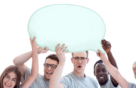 group of diverse young business people looking at their smartphone screens.の写真素材