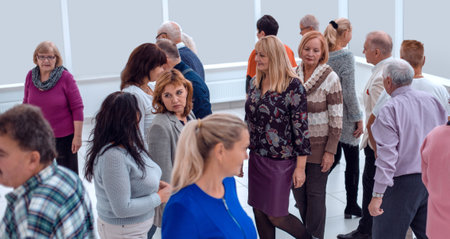 movement of people in yearsの写真素材