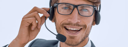 telephone operator in the office