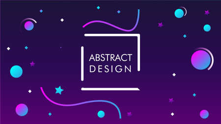 Modern abstract design, elegant wallpaper with geometric shape composition.