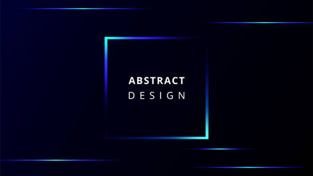 Blue abstract minimal design, elegant wallpaper with blue light effect. Design for banner, presentation, backdrop etc.のイラスト素材