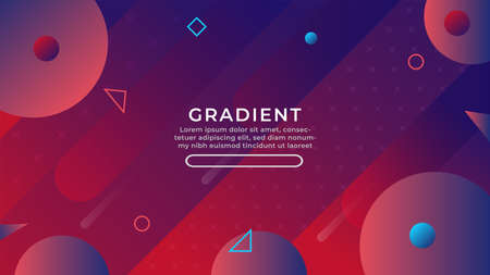Modern colorful abstract background, shiny wallpaper with geometric shape composition. Design for backdrop, banner, presentation etc.のイラスト素材
