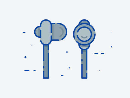 Hands free flat vector, media and communication illustration. Can use for presentation, infographic,...