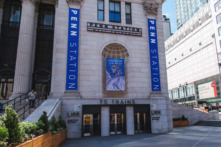 New West End Concourse of Penn Station just open to public, New York USAのeditorial素材