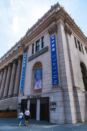 New West End Concourse of Penn Station just open to public, New York USAのeditorial素材
