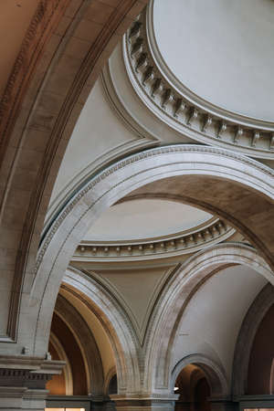 New York NY - USA - Jul 30 2019: Entance of Metropolitan Museum of Art in New York City is a NYC landmark which and is the largest art museum in the United States.のeditorial素材