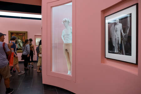 New York NY - USA - Jul 30 2019: Exhibition of CAMP Notes on Fashion in Metropolitan Museum of Art...