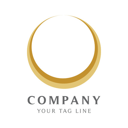 Fancy abstract circle logo template.のイラスト素材