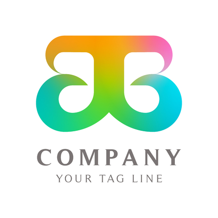 Modern logo templates for beauty and boutique businesses.のイラスト素材