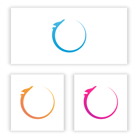 jet airplane silhouette logo template for your business and company.のイラスト素材