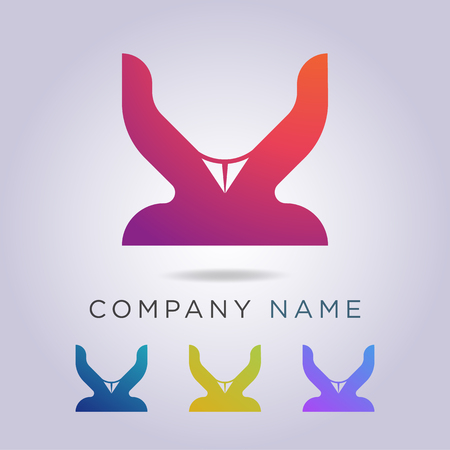 white space pen logo template icon your business and company.のイラスト素材