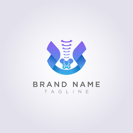 abstract shape logo template for your business and brand.のイラスト素材