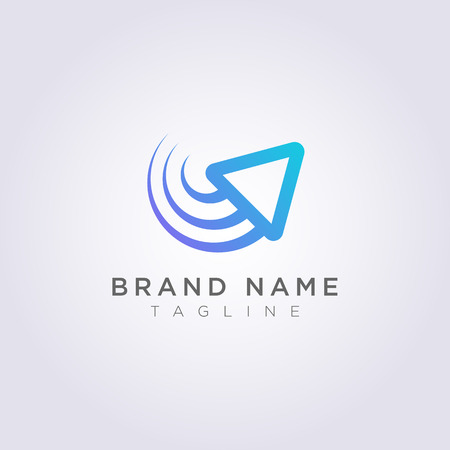 Arrow Direction Logo for Your Business or Brand.のイラスト素材