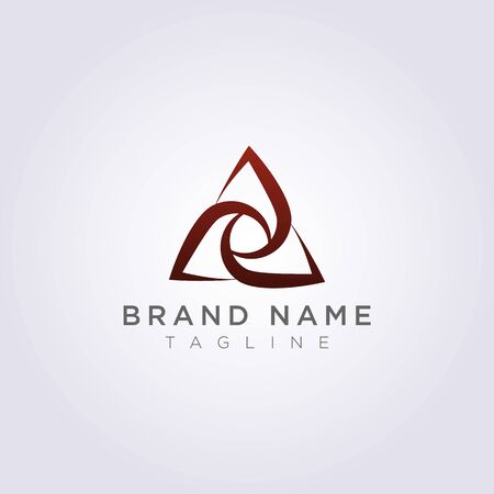 Vector Design Abstract triangle logo icon.のイラスト素材