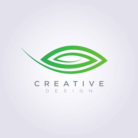 Leaf Vector Shape Design Clipart Symbol Logo Art Template.のイラスト素材