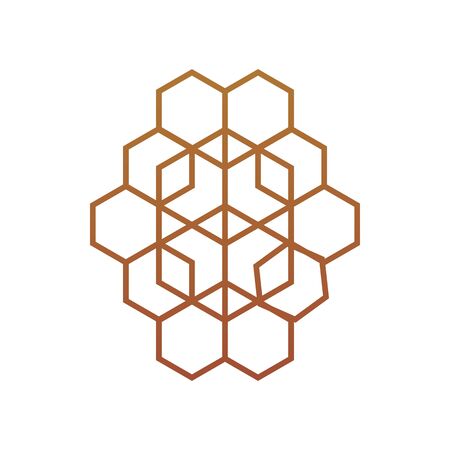 The brain with a modern form. Logo design for technology businesses.のイラスト素材