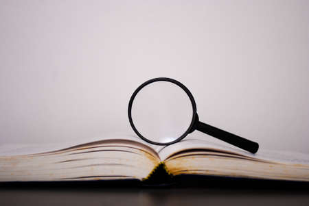 Educational concept. Book on the table with copy spaceの写真素材