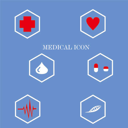 Medical icon to images some healthのイラスト素材