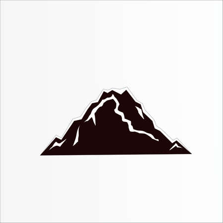 Mountain illustration to explore the worldのイラスト素材