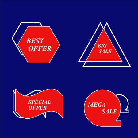 Best offer template for discountのイラスト素材
