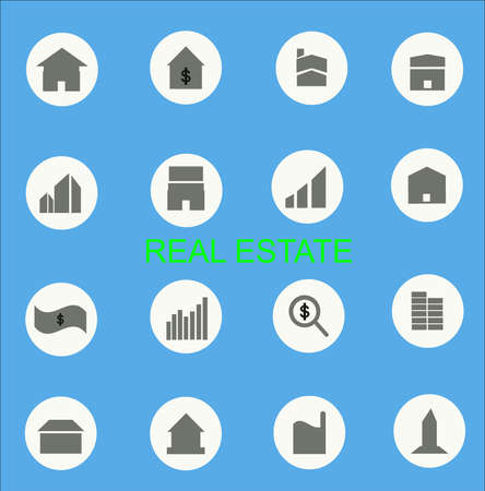 Real Estate concept iconsのイラスト素材