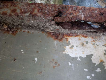 Rusty metal background. Rusty metal texture. Rusty metal background.