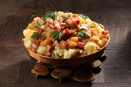 German potatoe dishの写真素材