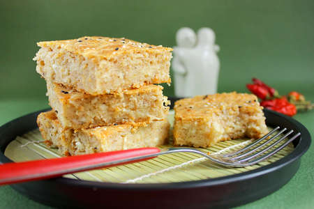 Cheese pieの写真素材