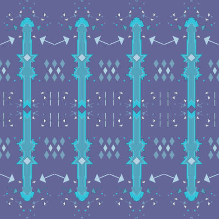 Seamless abstract pattern of geometric shapes in constructivism style.