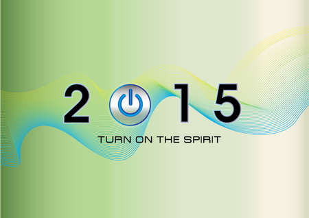 Happy New Year illustration for website or business presentation or poster.のイラスト素材