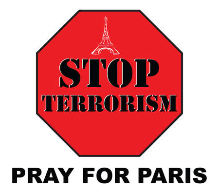 pray for Parisのイラスト素材